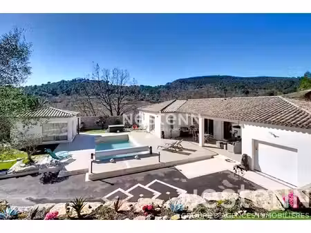 maison le cannet des maures 6 pièces - 168 m2 - terrain 2835 m2- garage- pisicine- pool ho