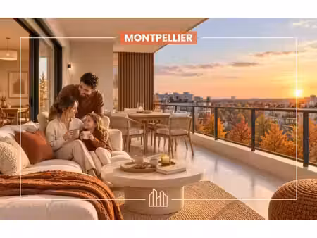 vente appartement neuf 2 pièces 38m2 montpellier - 214900 € - surface privée