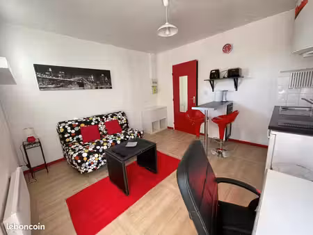 studio meublé et équipé sud de tours disponible fin novembre 2026