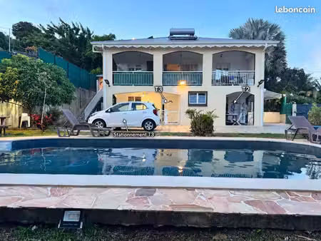 t3 bas de villa calme avec piscine – dispo fév. 2027