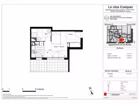 studio - cormeilles en parisis - le clos compan - lg