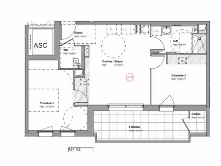 appartement la baule-escoublac 55.35 m² t-3 à vendre  349 000 €