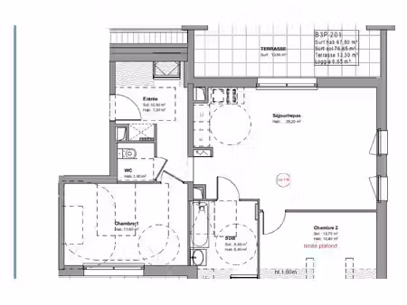 appartement la baule-escoublac 67.8 m² t-3 à vendre  439 000 €