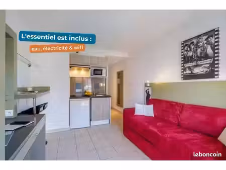 studio 1 pièce 20 m²