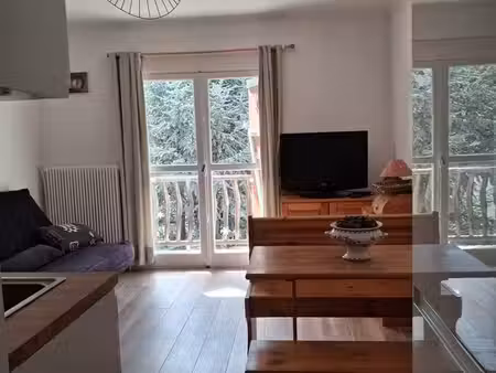 studio cabine état neuf - auron centre - copropriété saine