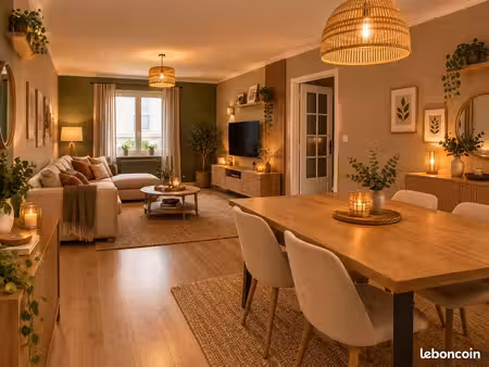 appartement t4 + parking + cave - dpe c