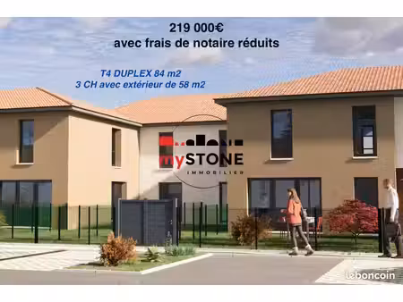 appartement 4 pièces 84 m²