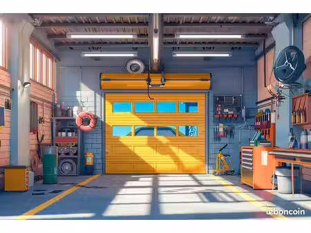garage mécanique et carrosserie equipés