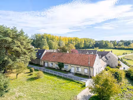 l'écrin intimiste : longère de 1800 et son parc boisé d'un hectare à bazainville. à bazain
