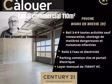 local commercial 110 m² bourg en bresse