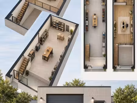 cession droit au bail – local professionnel 123 m² avec mezzanine – signes