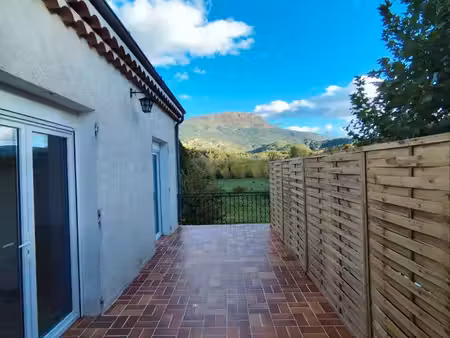 magnifique haut de villa traversant 90 m² – 2 terrasses (nord/sud)  2 parkings & accès riv