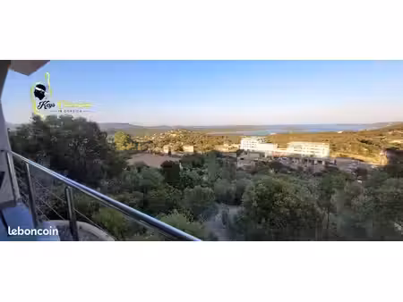 magnifique t3 de 70m2 meublé avec terrasse & vue mer (location période scolaire : octobre 