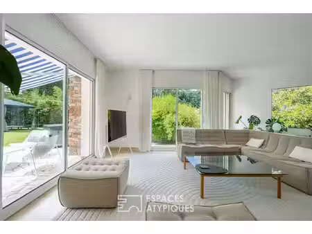 villa rénovée au coeur du golf international barrière ? un écrin de lumière dans un domain