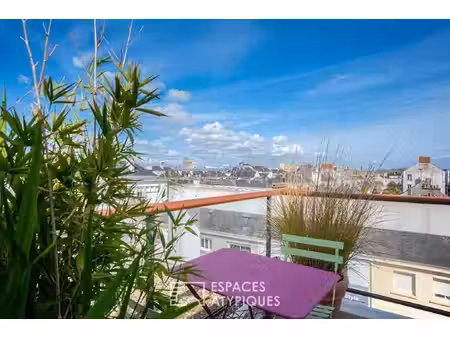 appartement en roof-top avec terrasse à saint-nazaire