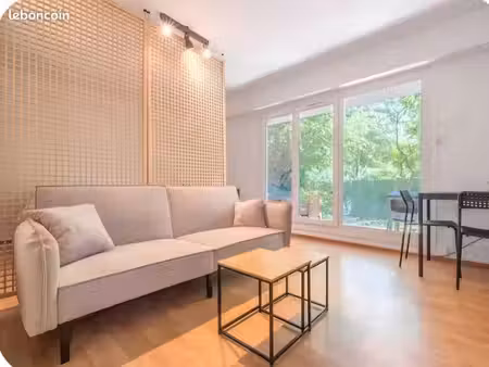 appartement meublé avec jardin privatif de 66 m² et parking privé - évry-courcouronnes
