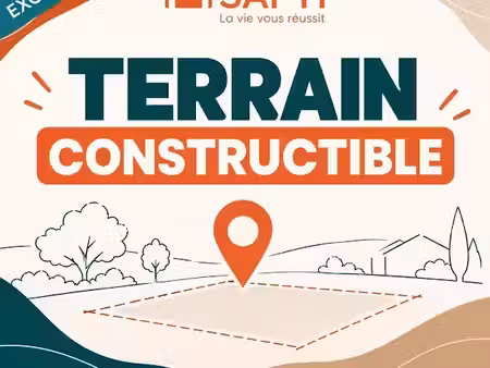 vente terrain à batir 1050 m² à croth (27530)  79 900 €