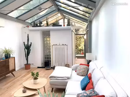 appartement atypique 80m2 véranda terrasse jardin