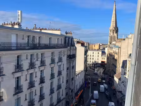 jourdain- rue de belleville studio 19m² occupé