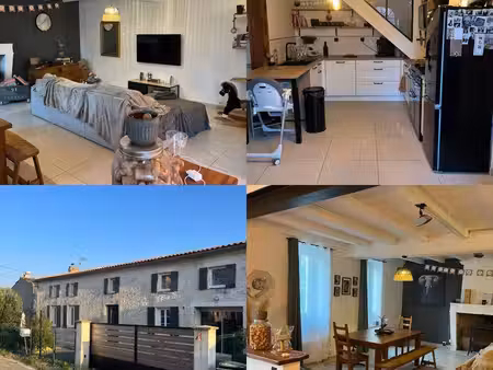 maison à vendre – 3 chambres – jardin clôturé