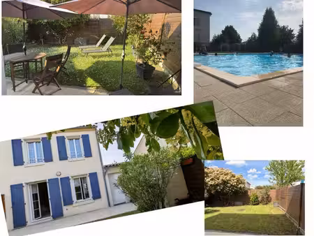 maison 70 m² à saintes – 2 chambres  jardin  garage et piscine en copropriété – 198 000