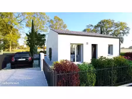projet de construction d'une maison 65 m² avec terrain à meschers-sur-gironde (17)