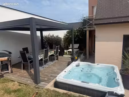 langueux - maison familiale 116 m2-4 à 5 chambres selon aménagement- jardin plein sud- spa