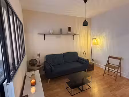 2 pièces meublé 26 m² – asnières-sur-seine – chambre séparée avec verrière