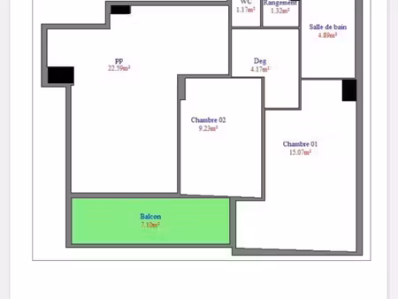 appartement t3 moderne