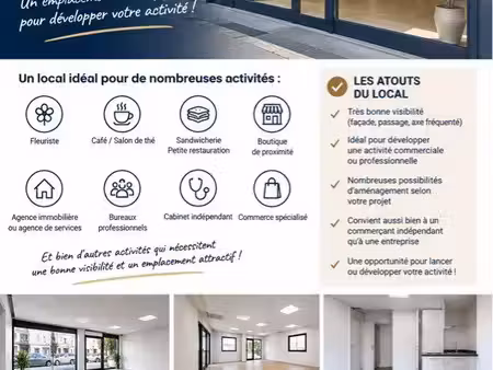à louer - local commercial / bureaux - très bonne visibilité