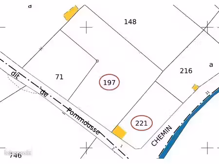 terrain 1451 m² châteaudun
