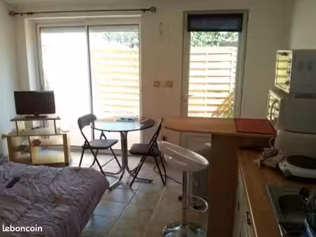agréable t1 meublé jardin  2mn métro paul sabatier  labège  ramonville  rangueil