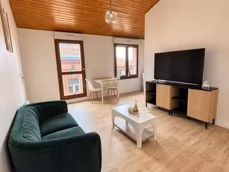 t2 meublé rénové de 34 m² avec parking – toulouse marengo