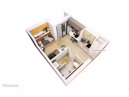 appartement 1 pièce 19 m²