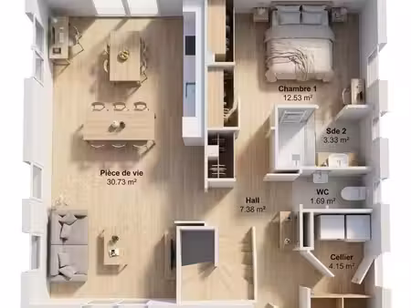 maison 4 pièces 98 m²
