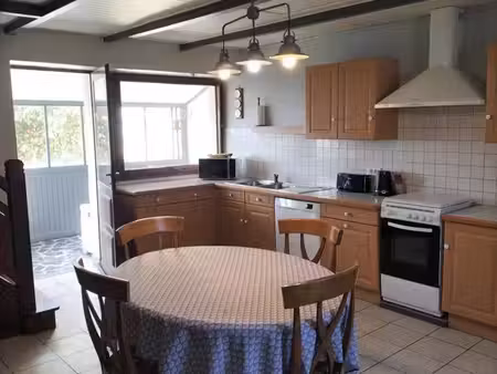 loue à l année maison bourg de plomodiern