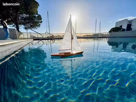 vente | appartement t3 | 3p | 2ch | 59.75 m² | le grau-du-roi | piscine