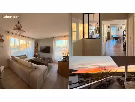 à vendre – t3 dernier étage à toulouse | terrasse 36 m² | vue pyrénées | piscine