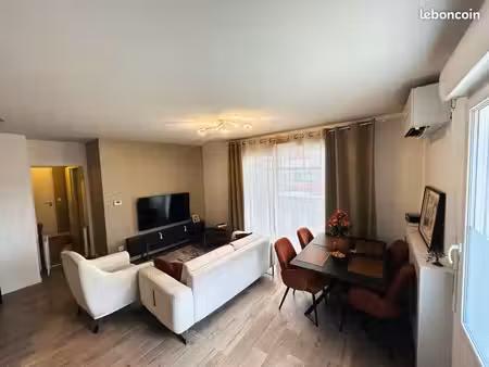 appartement t3 de 56 m² avec garage  cave et balcon