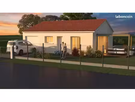 projet de construction d'une maison 90 m² avec terrain à landiras (33)