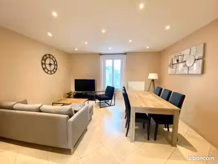 appartement t3 meublé avec jardin privé