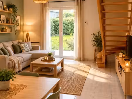 t3 duplex avec jardin