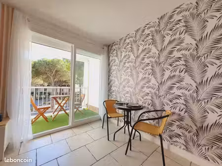 location appartement studio meublé - la grande motte - point zéro - novembre à mai