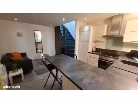 t2 duplex 30 m2 meublé rénové à neuf – cuisine équipée – bourgogne villages