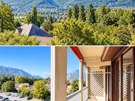appartement t2 de 55 m2 - balcon 15 m2 - vue panoramique sur le vercors - secteur libérati