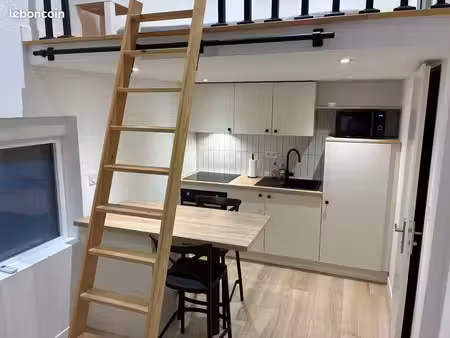 studio meublé avec mezzanine – 29 4 m² – climatisation