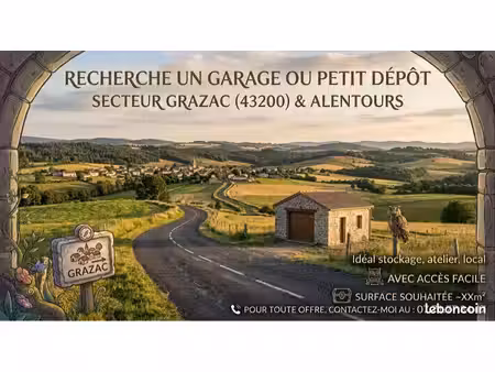 recherche garage ou dépôt