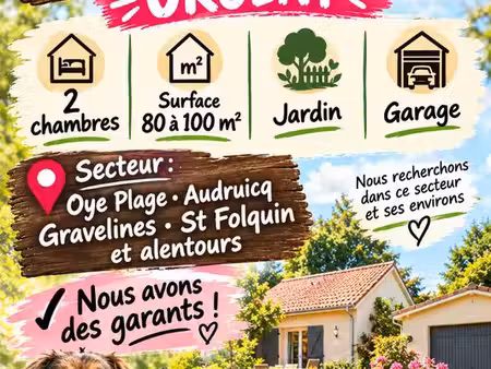location maison urgent
