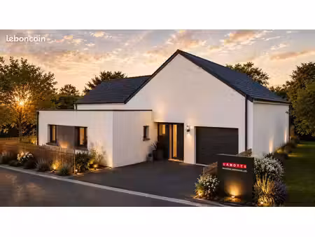 projet de construction d'une maison 127 m² avec terrain à lignol (56)