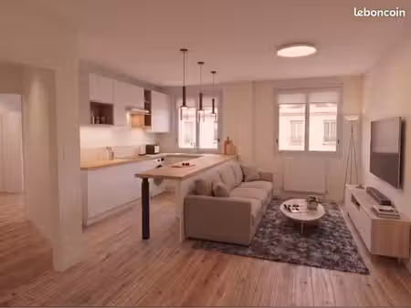 t2 de 49m2 entièrement rénové